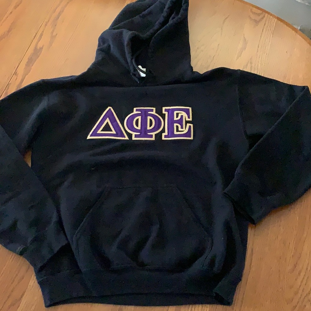 Black Delta Phi Epsilon Hoodie